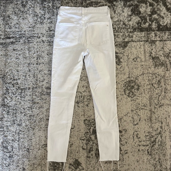 Madewell 11” High-Rise Skinny Jeans in Pure White - Picture 2 of 5